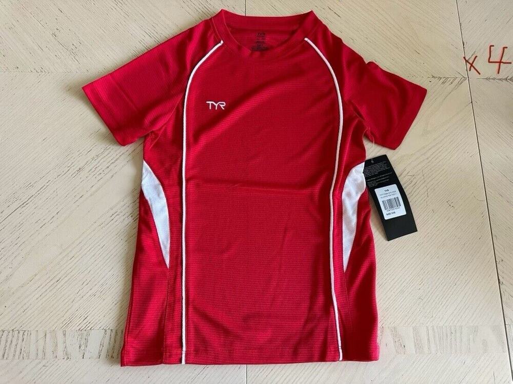 TYR Woman’s Alliance Tech Tshirt - Textured Red - Size XXS